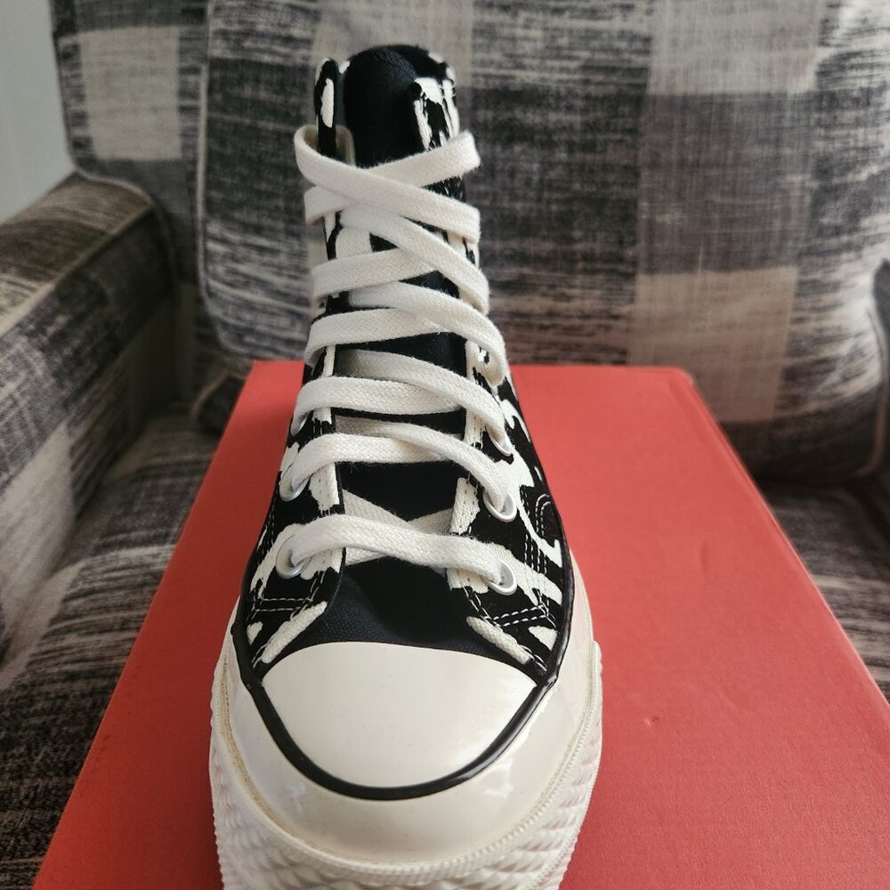 🔥 Chuck Taylor Converse All Stars 70 black and white print - Picture 6 of 6